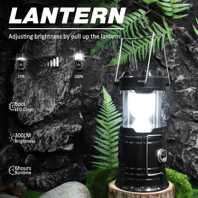 Lantern mode 360 degree light 6 LED chips 300 lumens