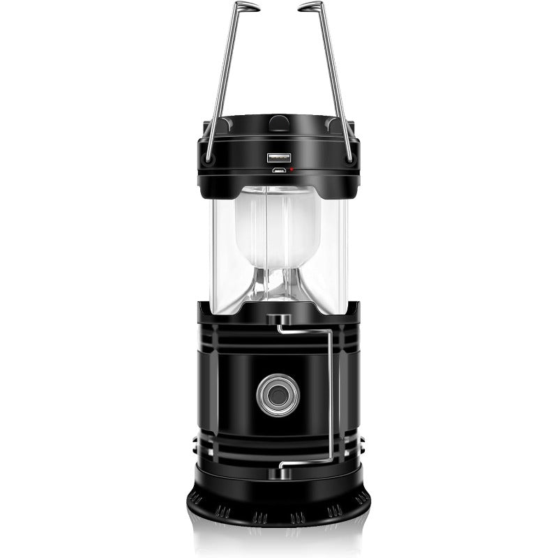 Collapsible lantern expanded on white background