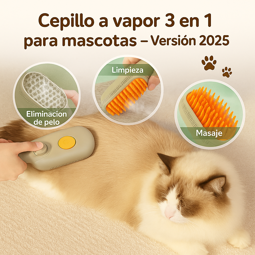 3-in-1 Pet Massage Brush