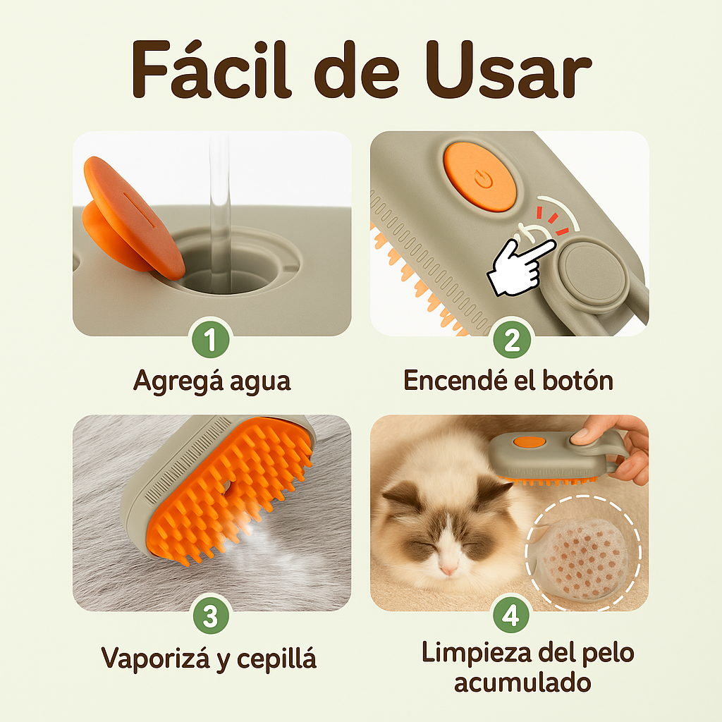 3-in-1 Pet Massage Brush