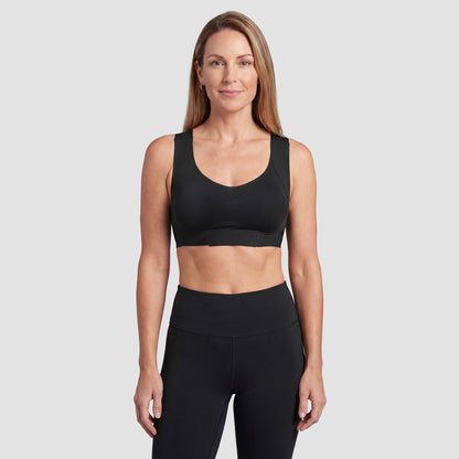 Leggings moldeadores Nivora Sculpt 3D en negro, vista frontal