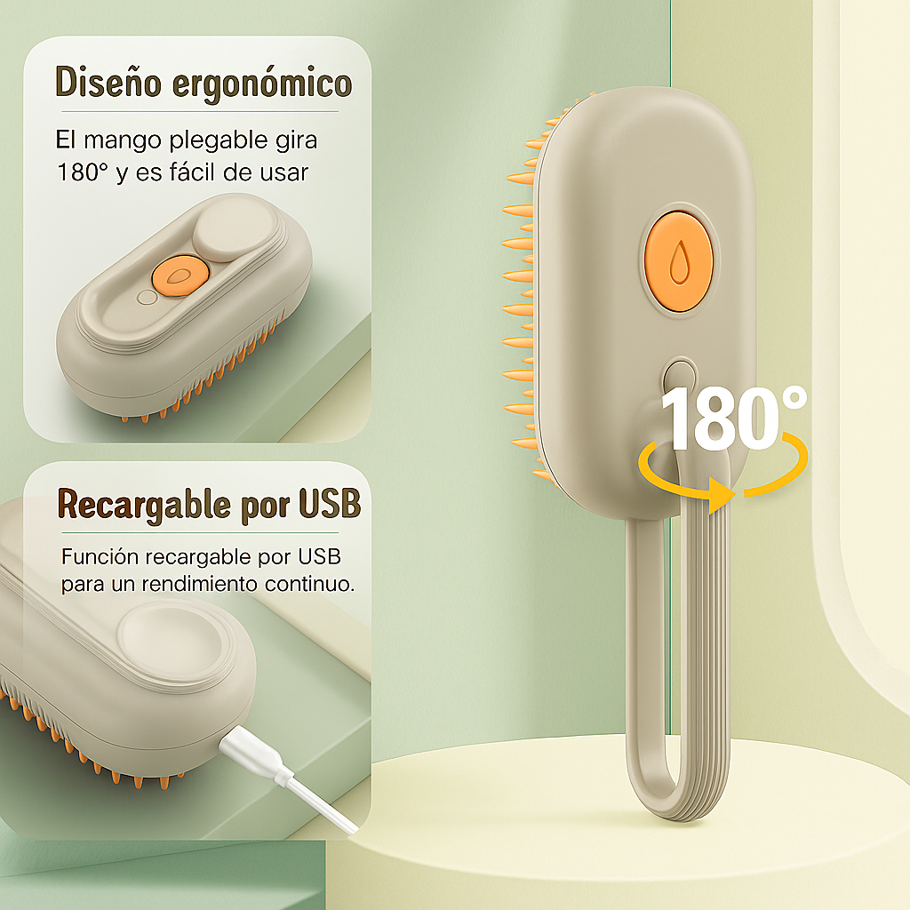 3-in-1 Pet Massage Brush