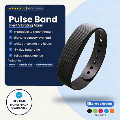 PulseBand | Stop Being Your ADHD Kid's Alarm Clock