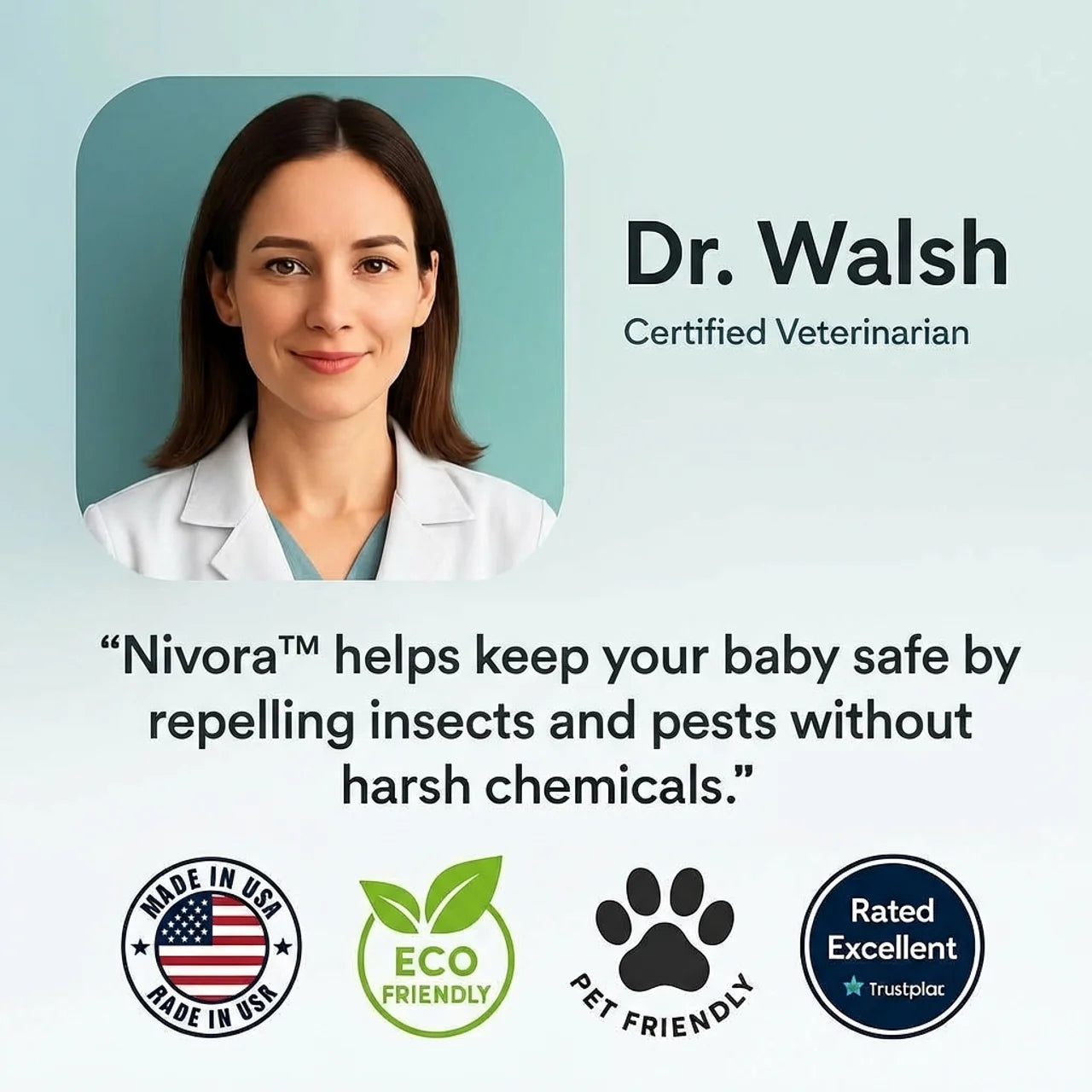 Nivora™ Baby-Safe Pest Repeller – Chemical-Free Protection