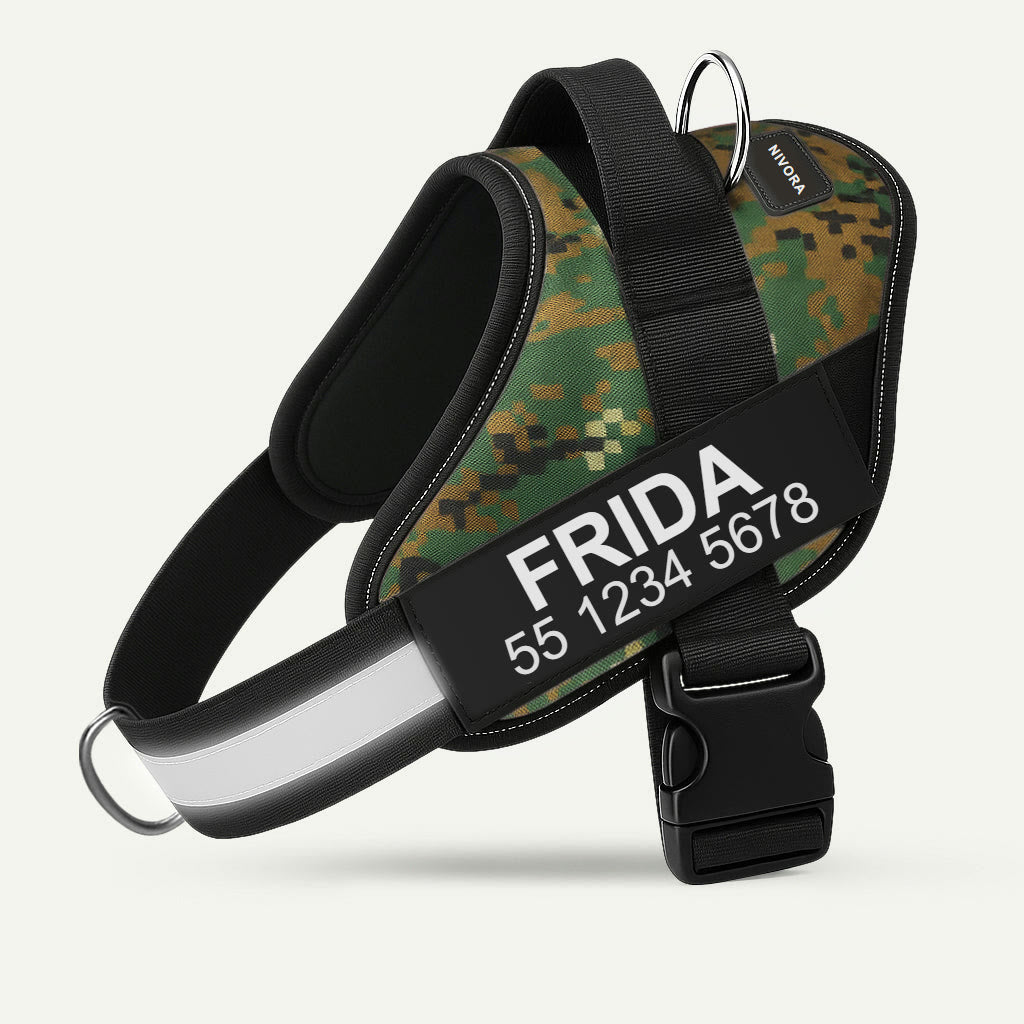 Arnés Nivora camuflaje verde