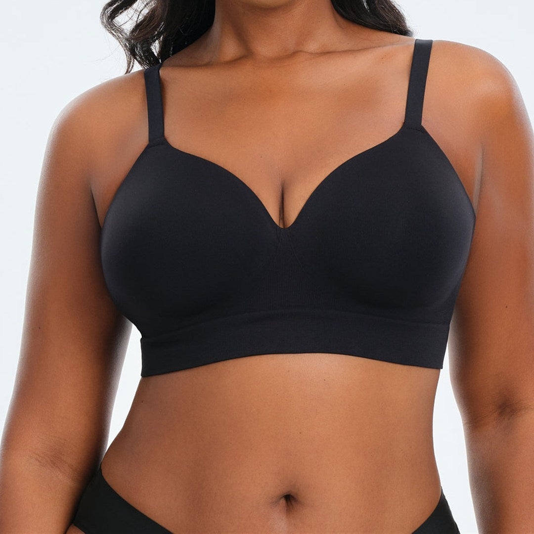 Bra moldeador sin varilla Nivora color negro, de frente