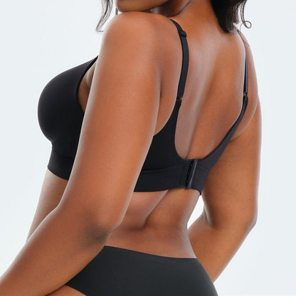 Bra Nivora color negro, costado y espalda