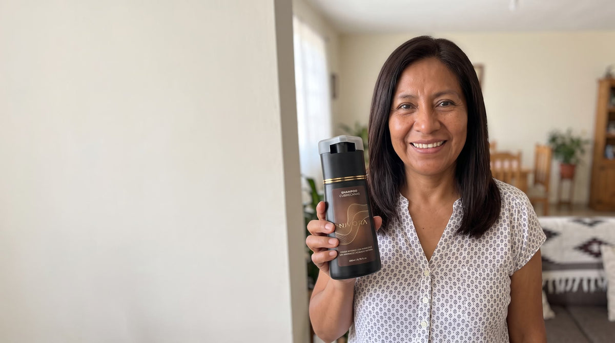 Nivora shampoo cubrecanas