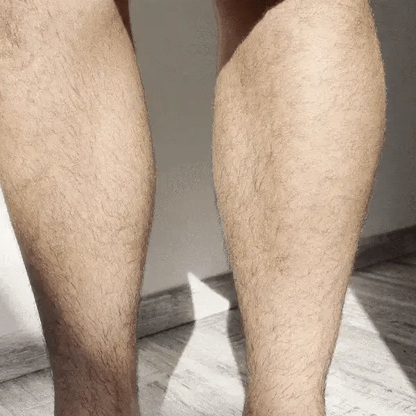 Piernas con vello