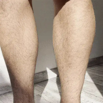 Piernas con vello antes de la crema