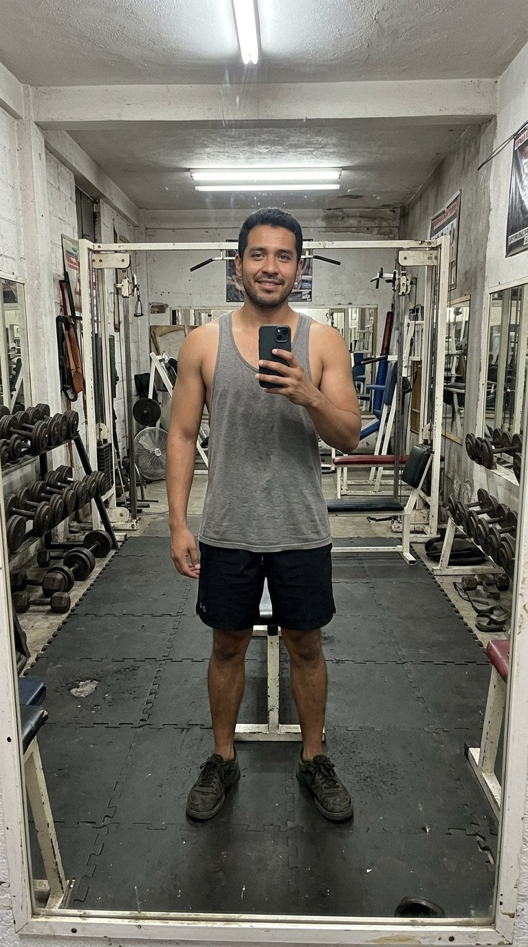 Cliente en el gimnasio