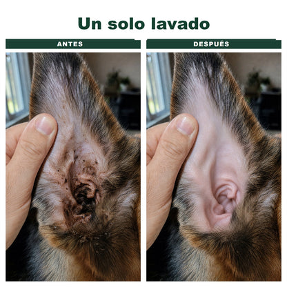 Antes y después de un solo lavado