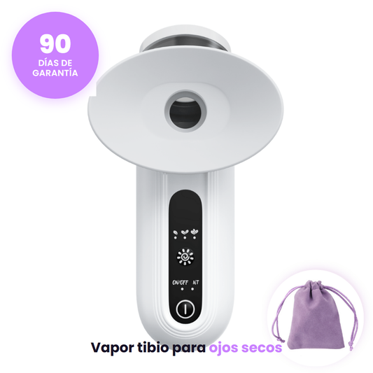 Vapor tibio para ojos secos, 90 días de garantía