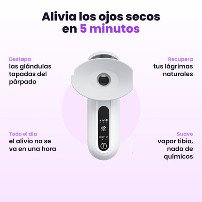 Alivia los ojos secos en 5 minutos