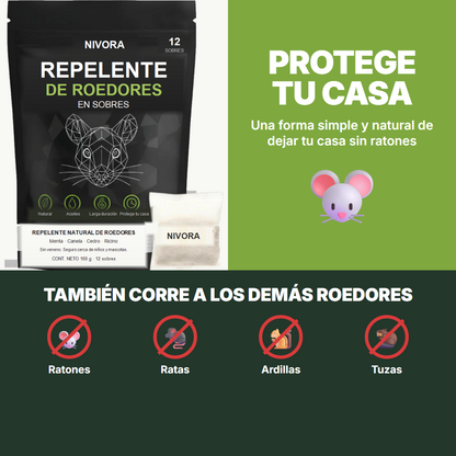 Protege tu casa y corre tambien ratas, ardillas y tuzas
