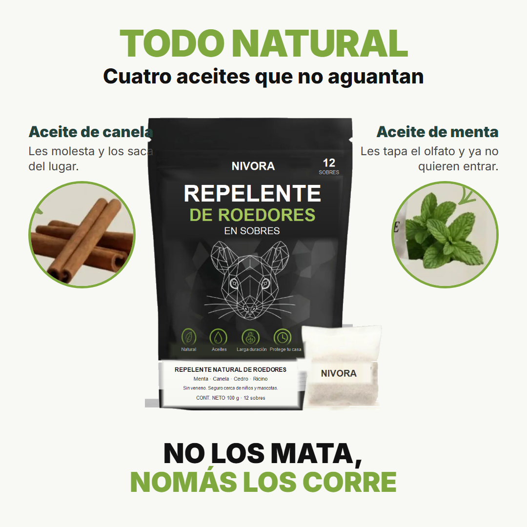 Todo natural: aceite de canela y aceite de menta