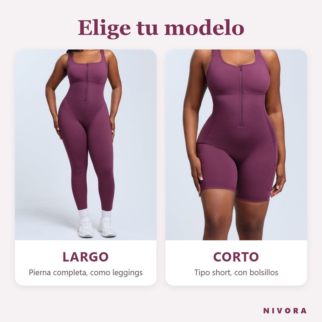 Modelos del traje sauna Nivora: largo y corto